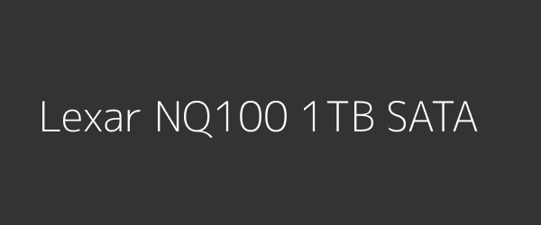 Lexar NQ100 1TB SATA